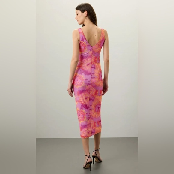 Ronny Kobo Tie Dye Mesh Maxi Dress size medium - Picture 4 of 16